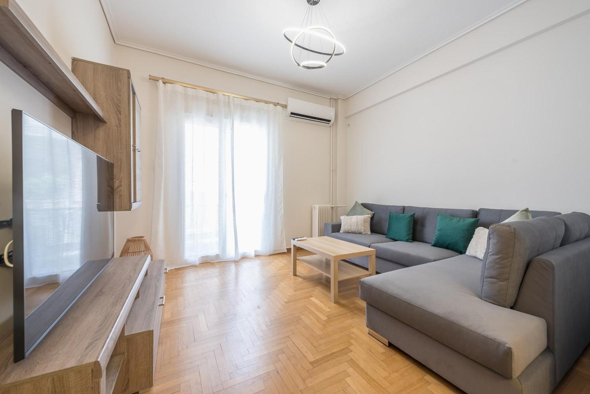 Stylish 2 Bd Urban Retreat Near Panormou Metro Apartment Athens Exterior photo